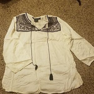 Bohemian embroidered top